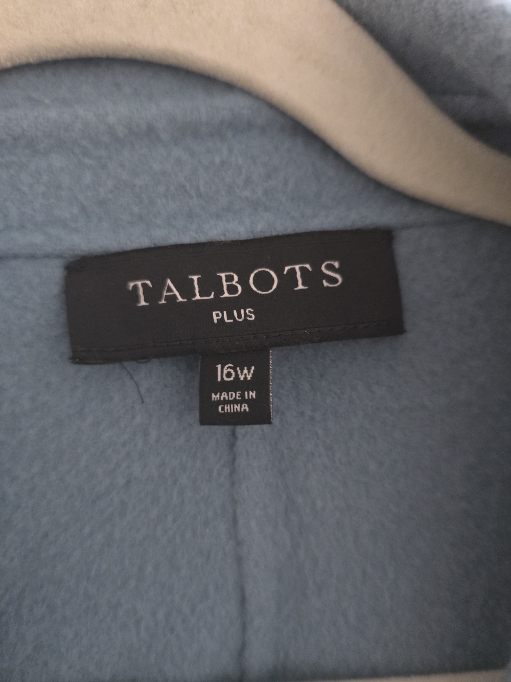 Talbots Shawl Collar Double Face Blazer - 16W